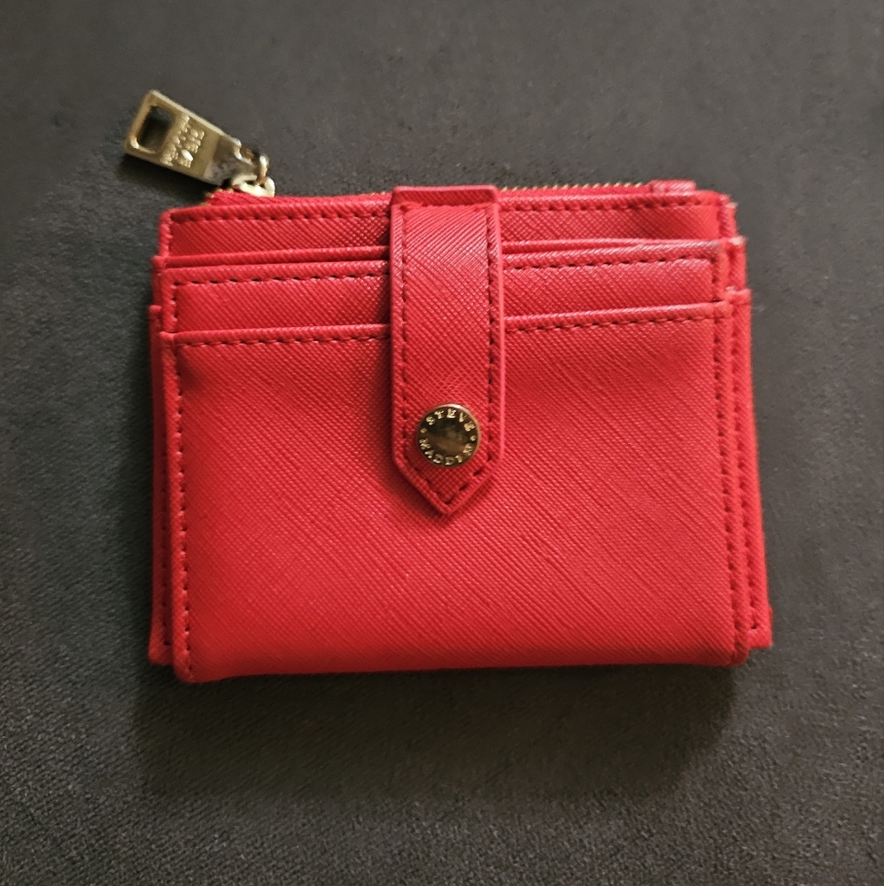 Steve Madden Zip Coin Purse/Card Holder Wallet